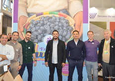 The AgroVision team were out to showcase their blueberries.